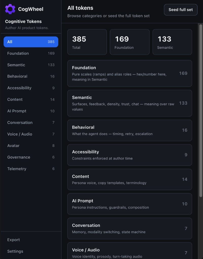 Plugin home with category list
